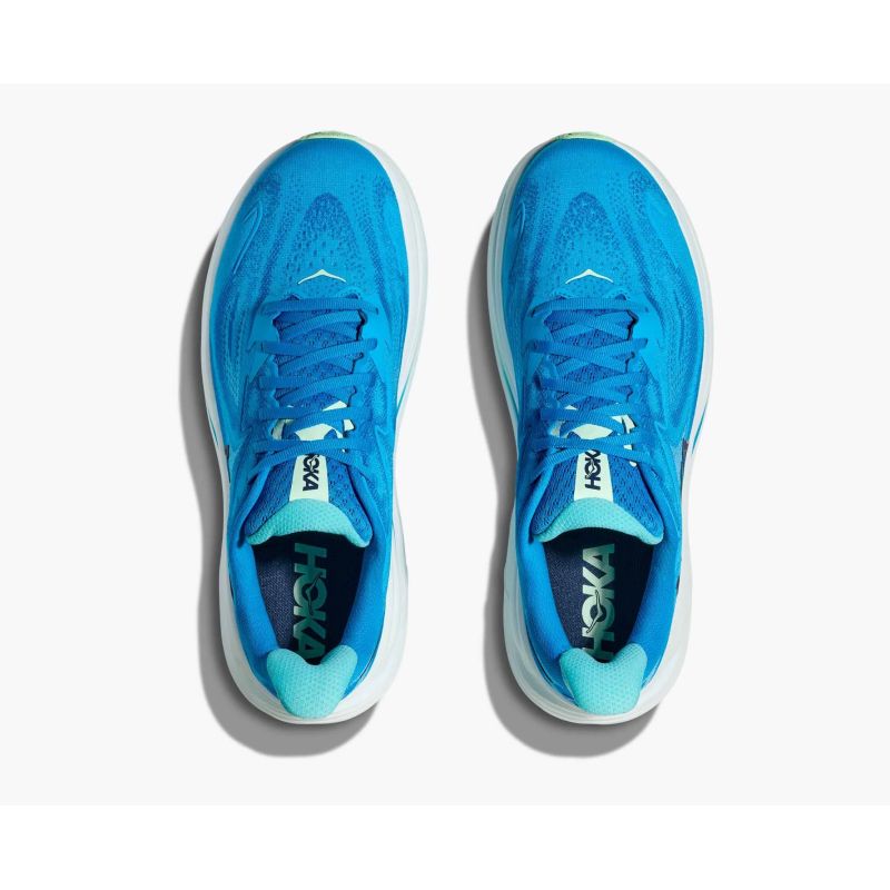 Hoka M Clifton 10 Men's Running Shoes Low Top Blue (1162030-HSK) In preparation Your Sports Performance