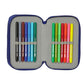 Pencil case with equipment FC Barcelona triple filled pencil case 36 PCS 412529857 Accessories/Piórniki Your Sports Performance