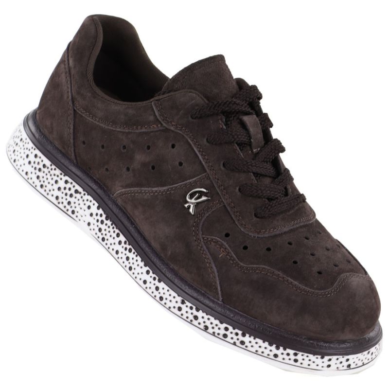 Women's brown suede leather shoes Vinceza 66903 To be categorized Your Sports Performance