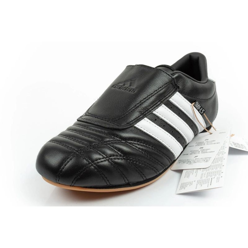 Adidas Women's Taekwondo Sports Shoes Black Leather Slip-On adidas