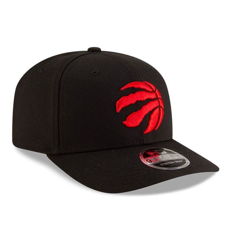 New Era 9SEVENTY Toronto Raptors NBA Team Black Stretch Snapback Cap - 60755439 Odzież/Czapki/Czapki z daszkiem Your Sports Performance