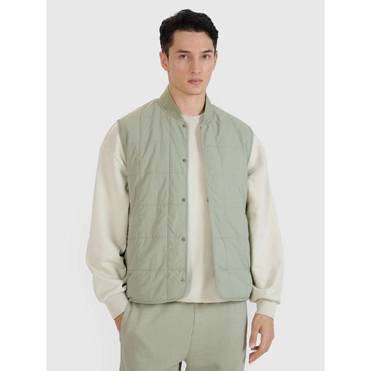 Men's sleeveless vest with stand-up collar 4F 4FWSS25TVJAM210-44S *Kategoria tymczasowa Your Sports Performance