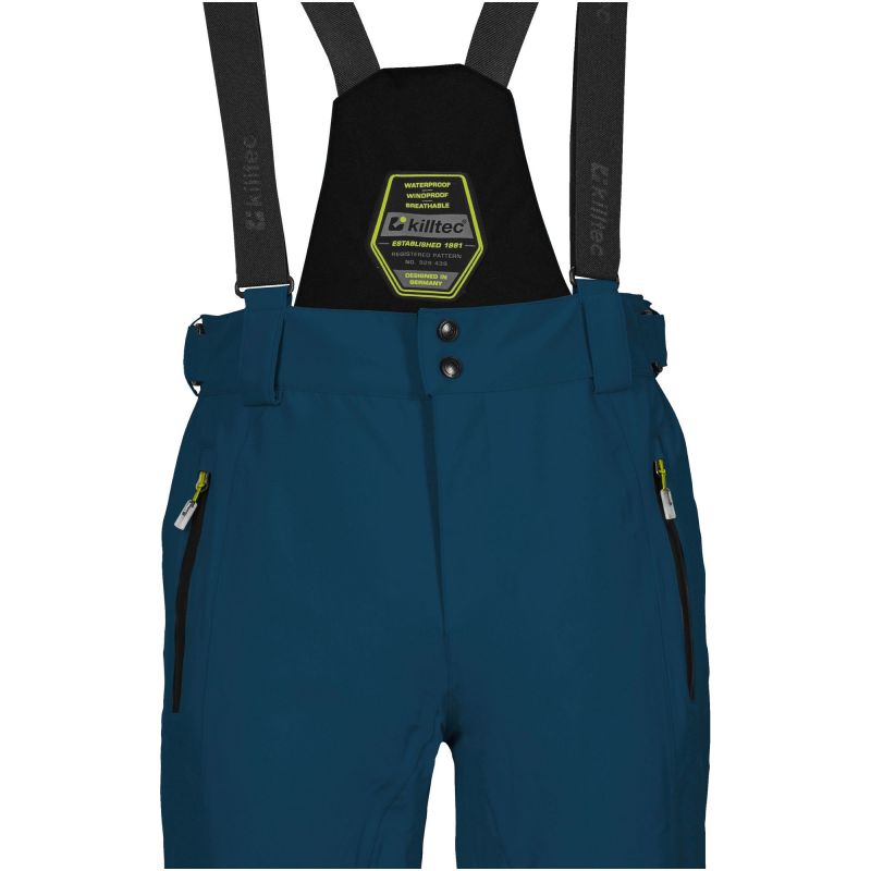 Killtec Enosh men's ski pants with removable suspenders, blue (30920/836) In preparation Your Sports Performance