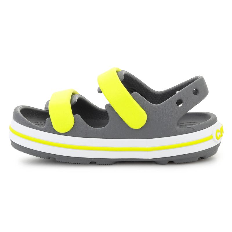CROCS CROCBAND CRUISER SANDAL T KIDS SLATE GRAY/ACIDITY 209424-1NJ