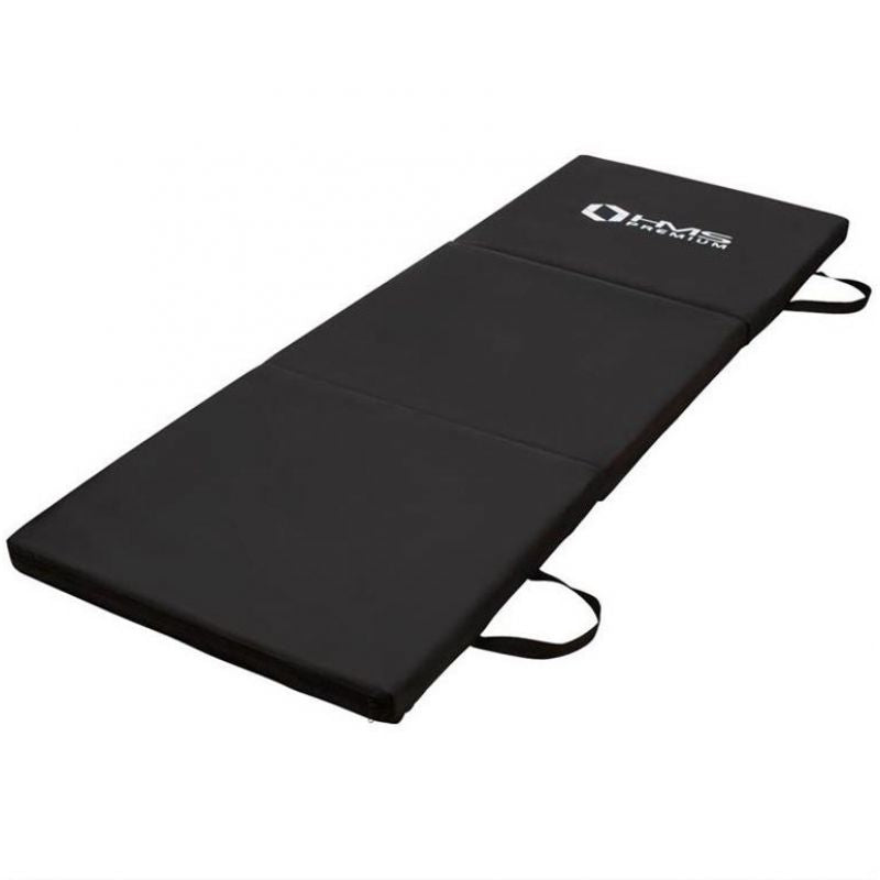 Folding gymnastics mattress black 1800x600x500mm HMS MGS02 In preparation Your Sports Performance