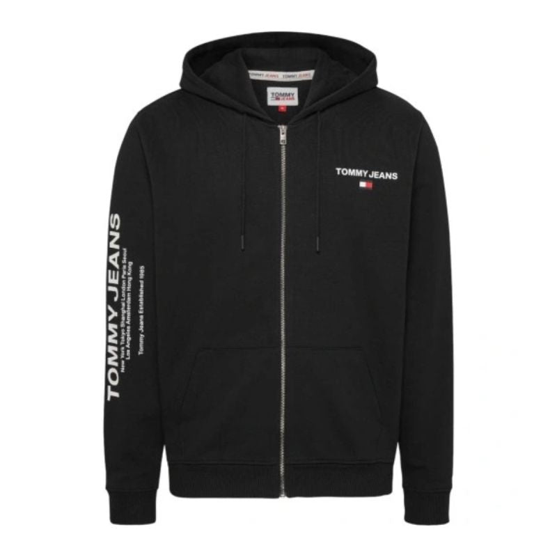 Tommy Hilfiger TJM Reg Entry Zip Hoodie Men's Black - DM0DM17783-BDS Odzież/Odzież na co dzień Your Sports Performance