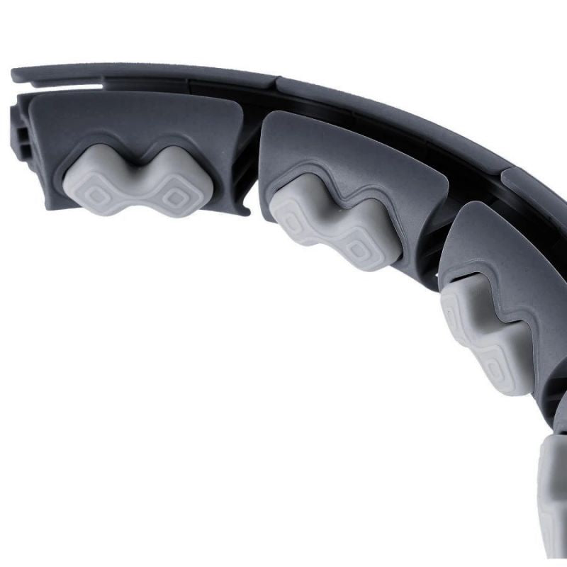 HMS HHW06 Hula Hoop with Studs, Weight and Counter, Black In preparation Your Sports Performance