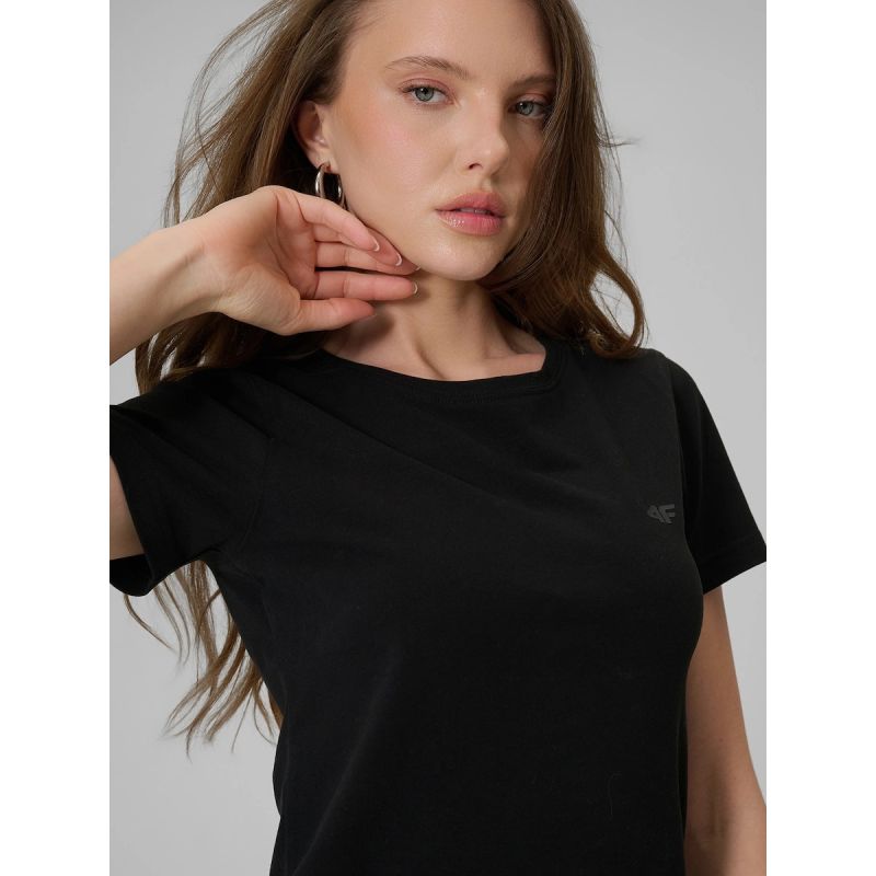 Women's slim plain T-shirt 4F 4FRSS26TTSHF3628-20S 4f
