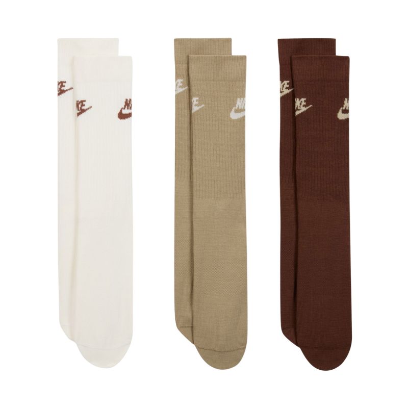Nike NK Nsw Everyday Essential CR Socks Cream, Beige, Brown DX5025 904 In preparation Nike