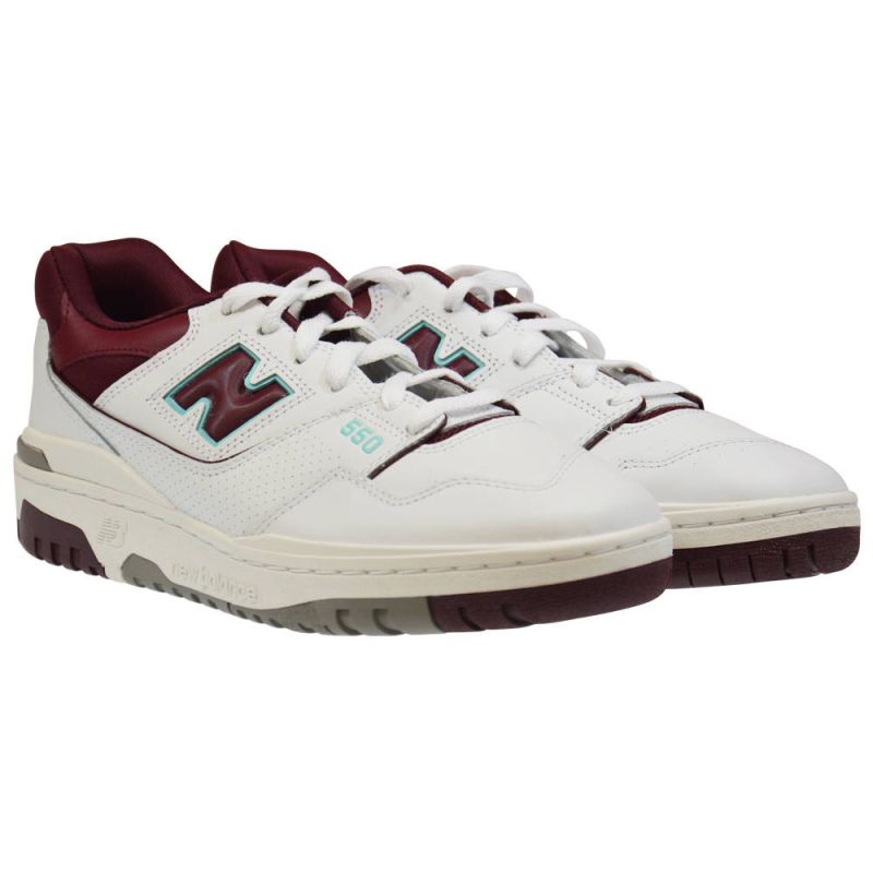New Balance 550 Burgundy Cyan Sneakers - BB550WBG Obuwie/Buty na co dzień Your Sports Performance