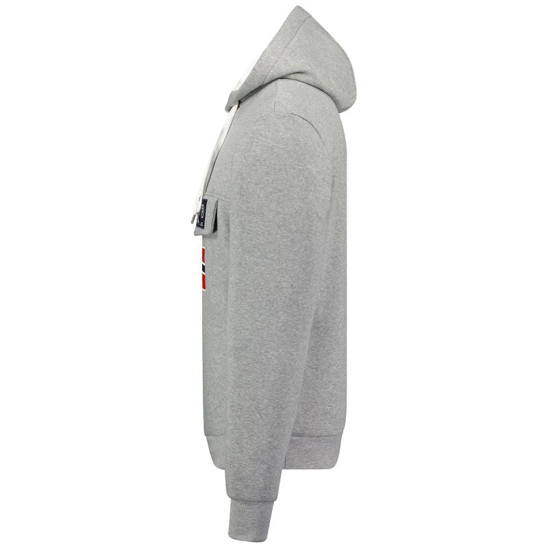Geographical Norway Gadrien DB 054 M sweatshirt WW6114H/GN/Blended Gray / White Clothing/Outdoor/Geographical Norway Your Sports Performance