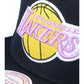 Mitchell & Ness NBA Los Angeles Lakers Top Spot Snapback Hwc Lakers Cap HHSS2976-LALYYPPPBLCK Clothing/Basketball/Mitchell & Ness Your Sports Performance