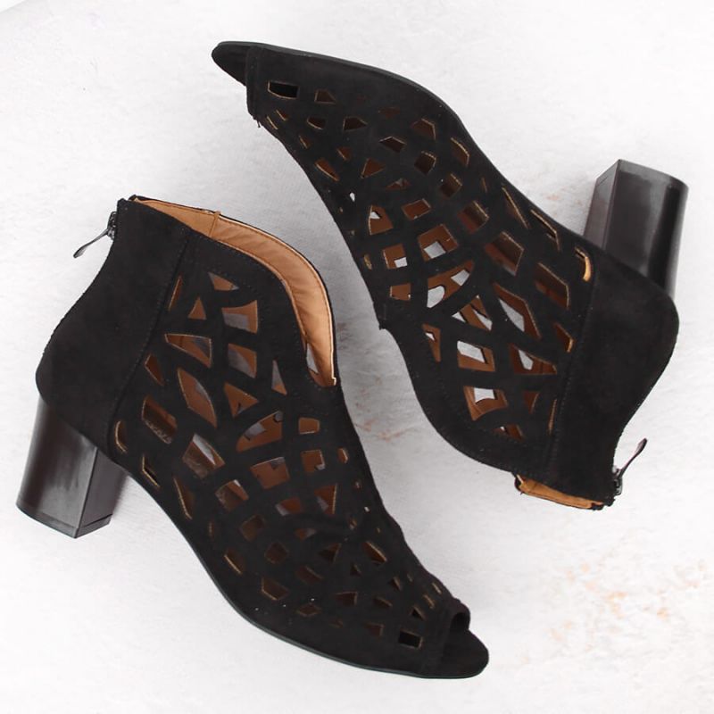 M.Daszyński W SAN32A suede ankle boots black Footwear/Lifestyle/M.Daszyński Your Sports Performance