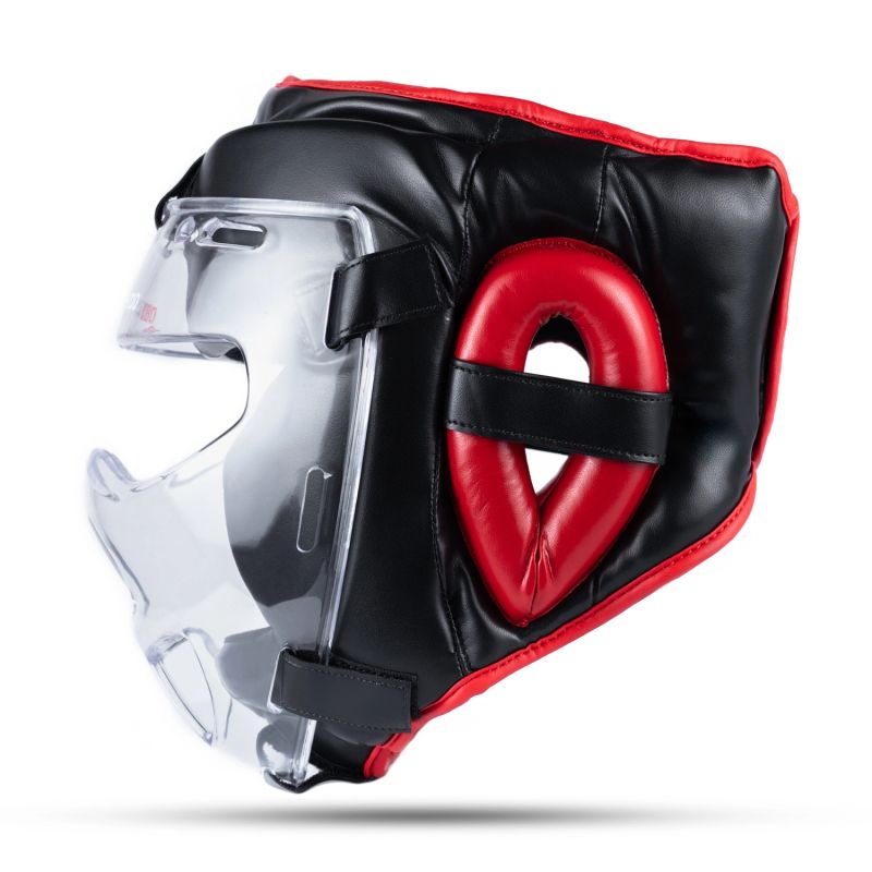 Boxing helmet with polycarbonate mask M - Hannibal DBX Bushido
