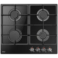 AMICA PGCA6100APB gas hob, black glass, cast iron grids AGD - Produkty/Płyty grzejne do zabudowy Your Sports Performance