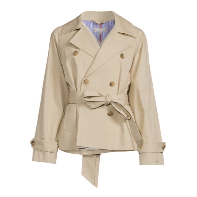 Tommy Hilfiger Cotton Trench Coat W WW0WW38430 Clothing/Lifestyle/Tommy Hilfiger Tommy Hilfiger