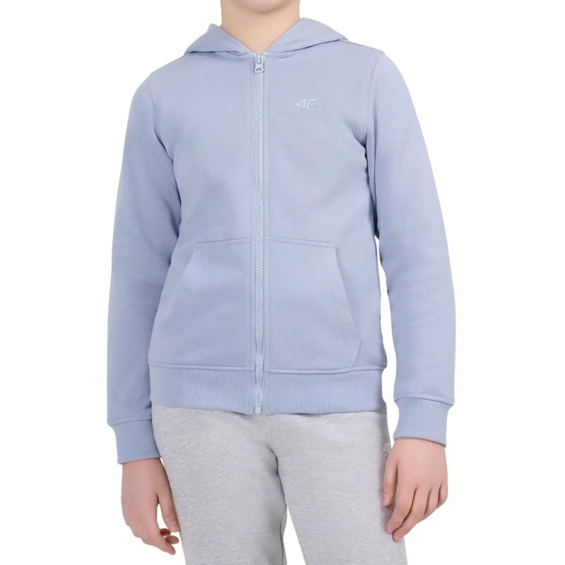 Girls’ Hoodie 4F F2765 light blue 4FJWAW26TSWSF2765 34S
