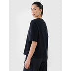 Women's regular waffle knit T-shirt 4F 4FRSS25TTSHF2651-20S *Kategoria tymczasowa Your Sports Performance