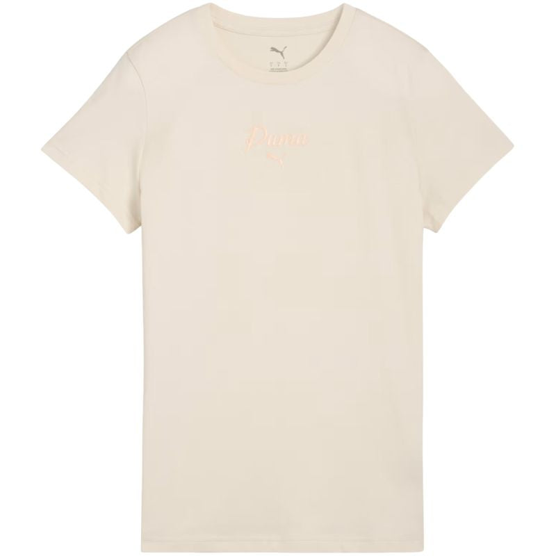 Puma ESS Script Tee Women's T-Shirt Beige 691760 87