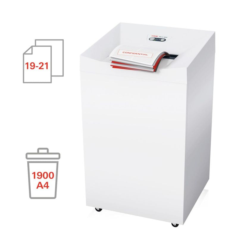 HSM Pure 830 Shredder, 150L 1.9x15 mm Urządzenia biurowe/Niszczarki Your Sports Performance