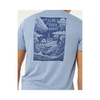 Men's RIP CURL Keep On Trucking Ss Tee Blue