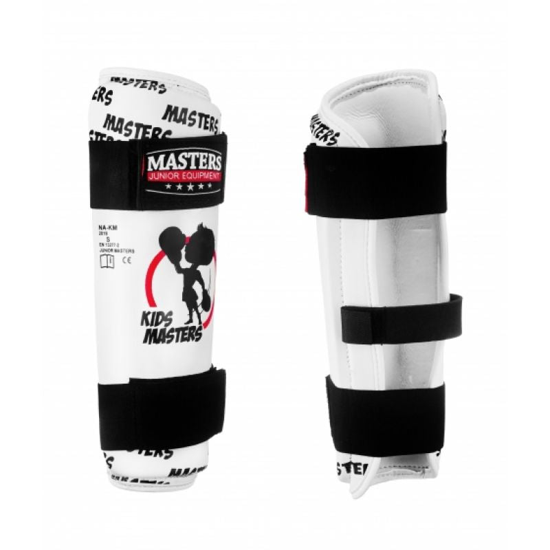 Shin Guards Masters MJE - NA-KM white 11021-KMS Accessories/Protectors and knee pads Your Sports Performance