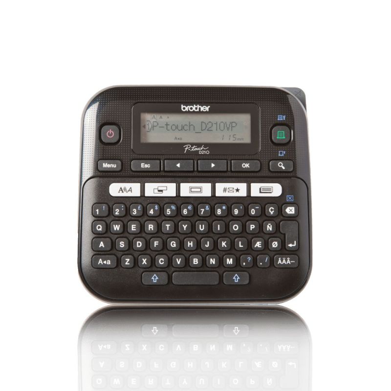 Brother PT-D210VP label printer Thermal Transfer 180 x 180 DPI 20 mm/s QWERTY Auto ID/Drukarki etykiet Your Sports Performance