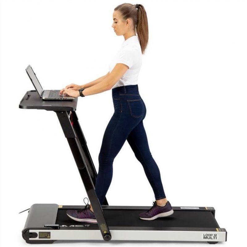 HMS LOOP12 MULTI Electric Treadmill with Desk 1-12 km/h, Black In preparation Your Sports Performance