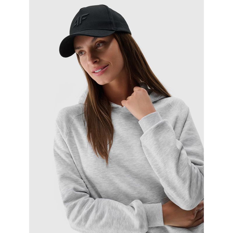 Women's sweatshirt with hood, open, 4F 4FWMM00TSWSF1764-27M *Kategoria tymczasowa Your Sports Performance