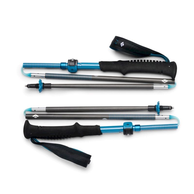 Black Diamond DISTANCE CARBON FLZ POLES 110-125 cm trekking poles Akcesoria sportowe i turystyczne/Kije do Nordic Walking i trekkingu Your Sports Performance