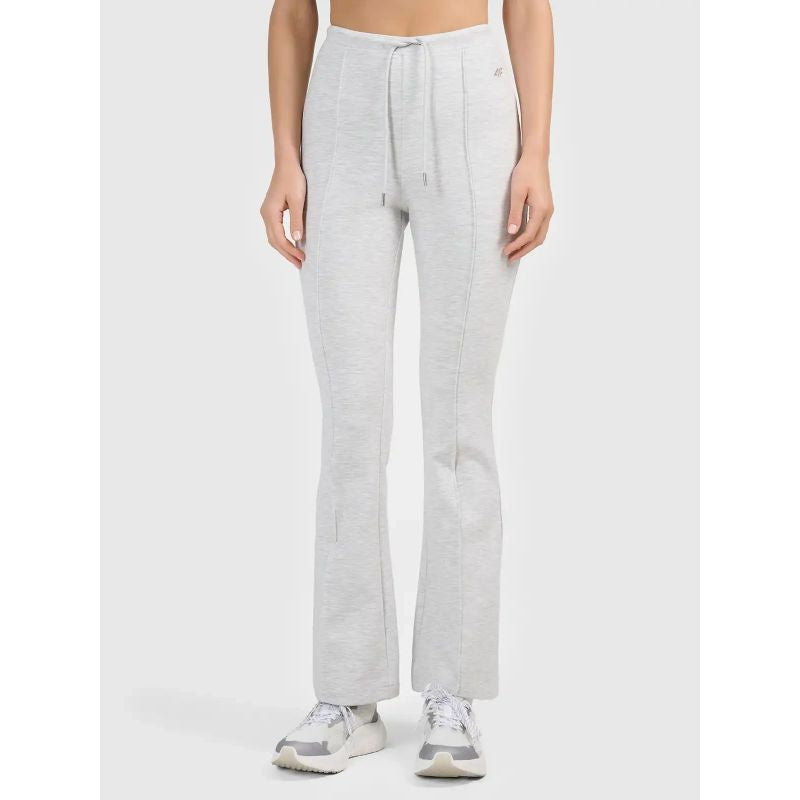 Women's 4F flared leg sweatpants 4FWAW26TTROF1747-27M