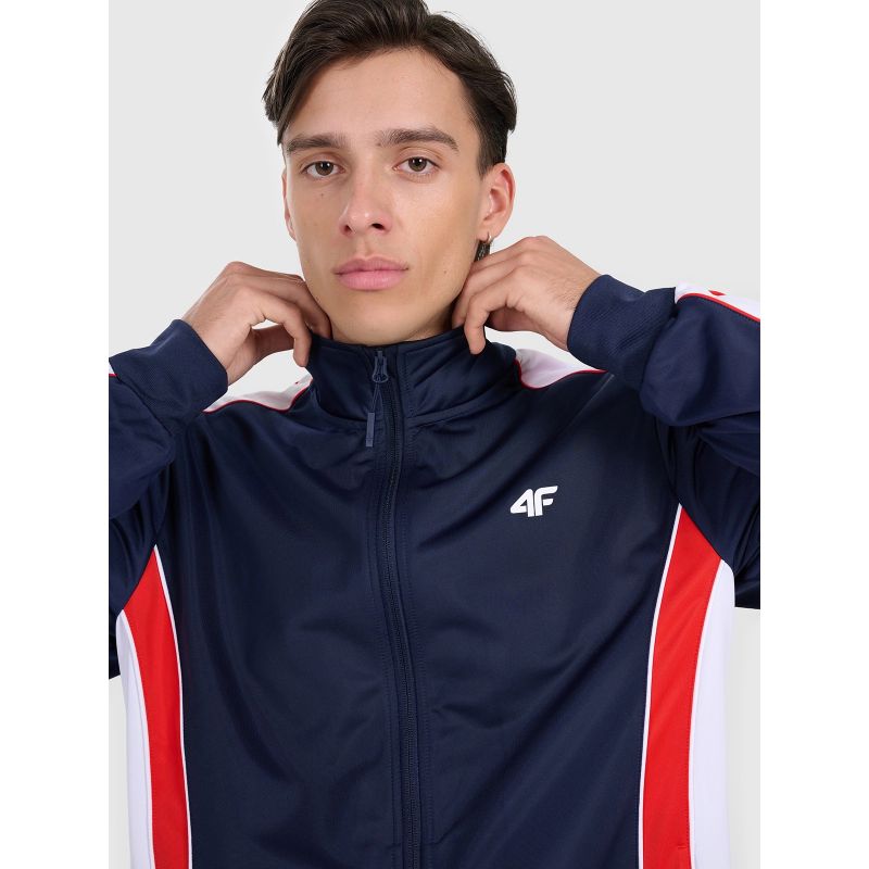 Men's zip-up sweatshirt without hood 4F 4FRAW25TSWSM2459-31S 4f