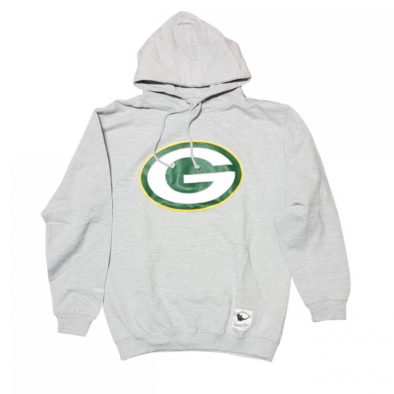 Mitchell &amp; Ness Team Logo Hoody Green Bay Pacers M HDSSINTL1052-GBPGREY Clothing/Lifestyle/Mitchell & Ness Your Sports Performance