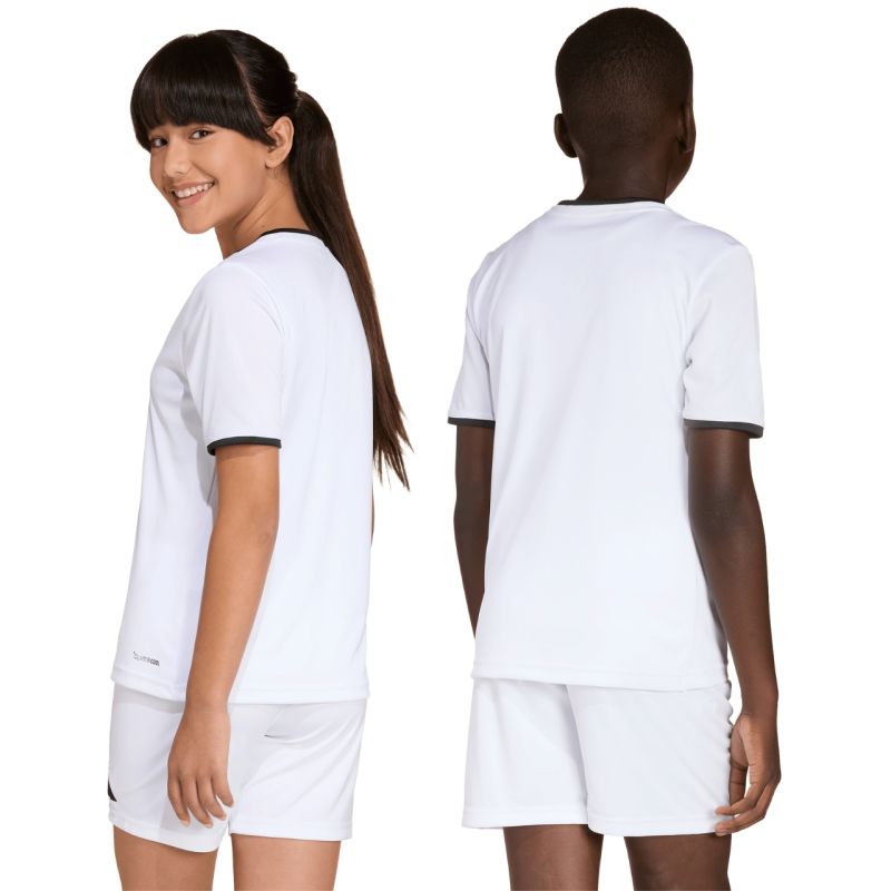 adidas Entrada 26 Jersey for kids white and black JZ2532 To be categorized Your Sports Performance