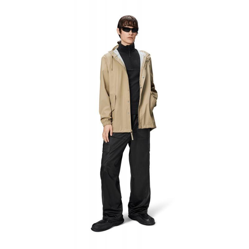 Rains unisex Fishtail Jacket W3 18010 24 SAND Clothing/Outdoor/Rains Your Sports Performance