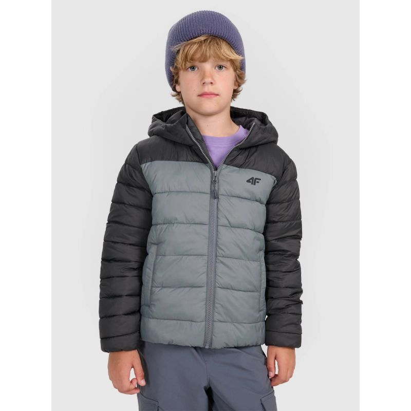 Boy's down jacket with synthetic filling 4F 4FJRAW25TDJAM0770-25S *Kategoria tymczasowa Your Sports Performance
