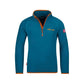 Trollkids Kids Nordland Half Zip Unisex Fleece Sweatshirt Deep Lagoon/Cinnamon Lightweight and Breathable Blue (707-178) In preparation Your Sports Performance