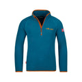 Trollkids Kids Nordland Half Zip Unisex Fleece Sweatshirt Deep Lagoon/Cinnamon Lightweight and Breathable Blue (707-178) In preparation Your Sports Performance