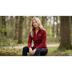 Geographical Norway TUG FZ BURGUNDY DB LADY 268 Women's Fleece Jacket (WA1716F/GN-BURGUNDY)