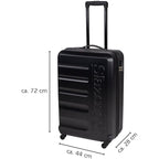 SET OF 3 SUITCASE 18/22/26 INCHES BLACK SLAZENGER Accessories Your Sports Performance
