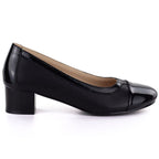 Women's openwork patent leather pumps, black, Vinceza 58631 Vinceza