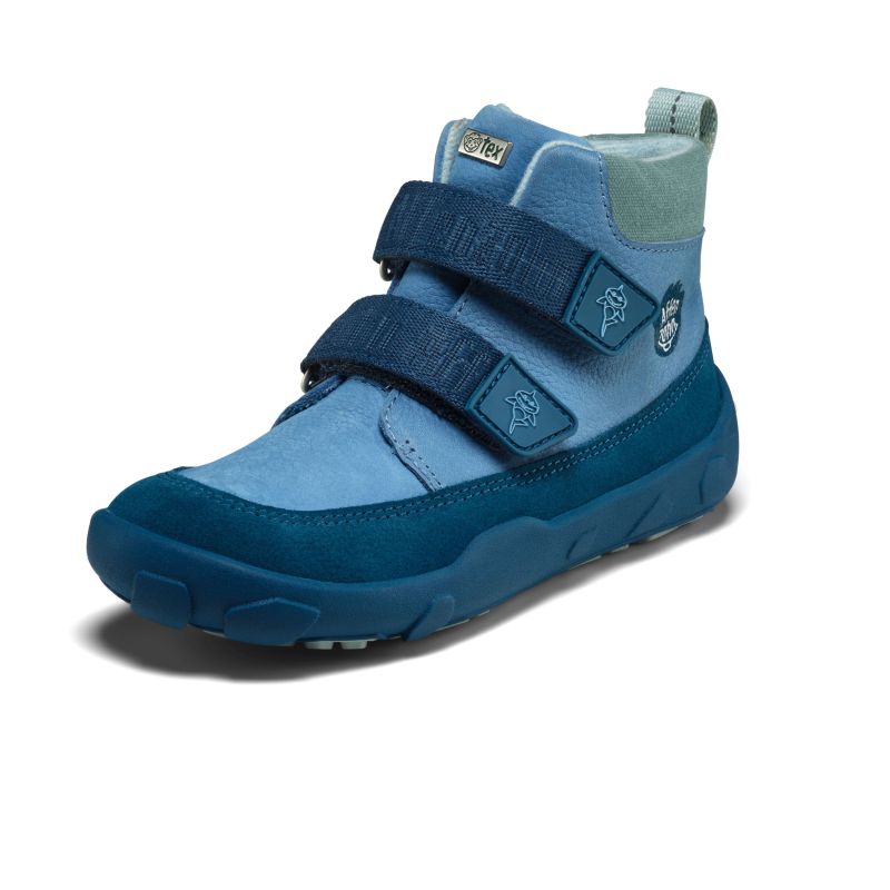 Affenzahn Friendy Shark Leather Barefoot Boots (01488-30211)