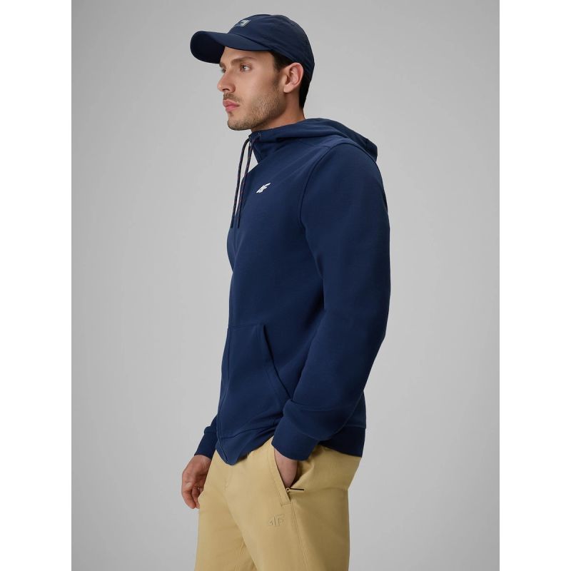 Men's zip-up sweatshirt with hood 4F 4FRSS26TSWSM2979-31S 4f