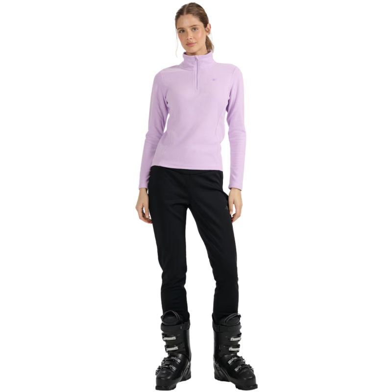 Women's fleece sweatshirt 4F F069 light purple 4FWAW25UFLEF069 52S In preparation Your Sports Performance