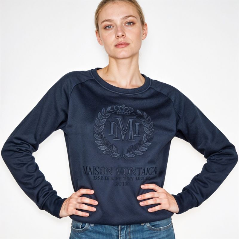 Maison Montaigne FIMOSAI NAVY MT LADY 016 sweatshirt (RBMWW6411F/MM-MARINE) Maison Montaigne