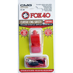 Whistle Fox 40 CMG Classic Safety + string 9603-0108 red Accessories/Referee accessories Your Sports Performance