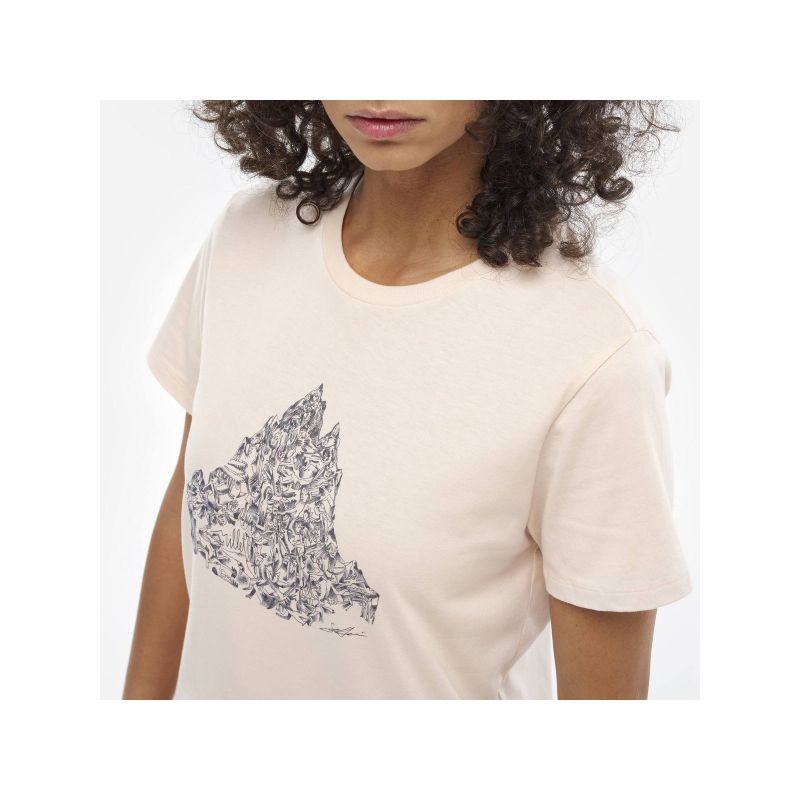 MILLET CIMAICOLLAB TS SS W yellow T-shirt