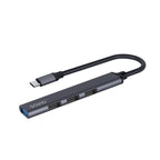 SAVIO HUB USB-C - 3 X USB-A 2.0, 1 X USB-A 3.0, GRAY, AK-71 Kable i adaptery/Adaptery, przejściówki Your Sports Performance
