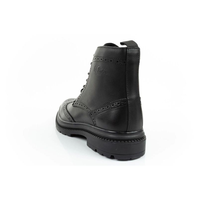 Lee Cooper men's shoes Chelsea boots elegant leather black Lee Cooper