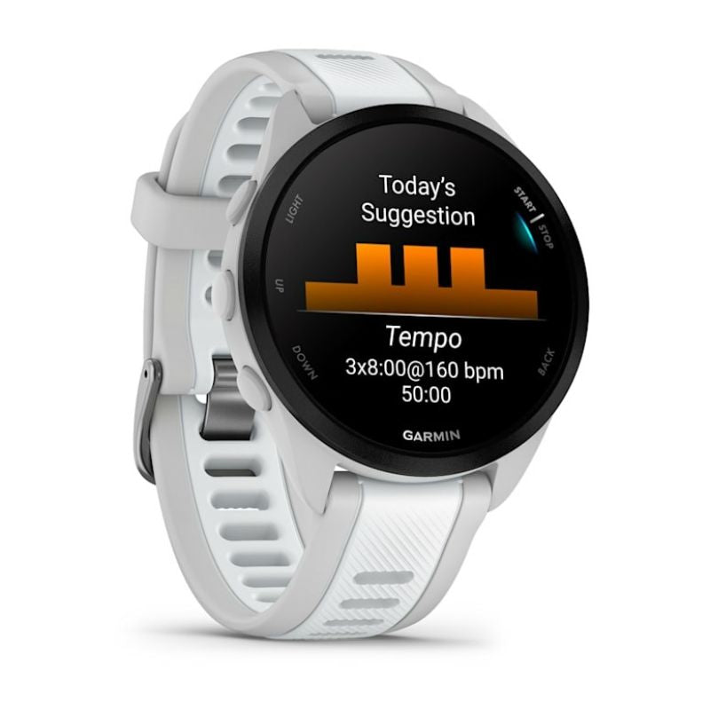 Garmin Forerunner 165 Music AMOLED 43mm Mist Grey Whitestone Sports Watch In preparation Your Sports Performance